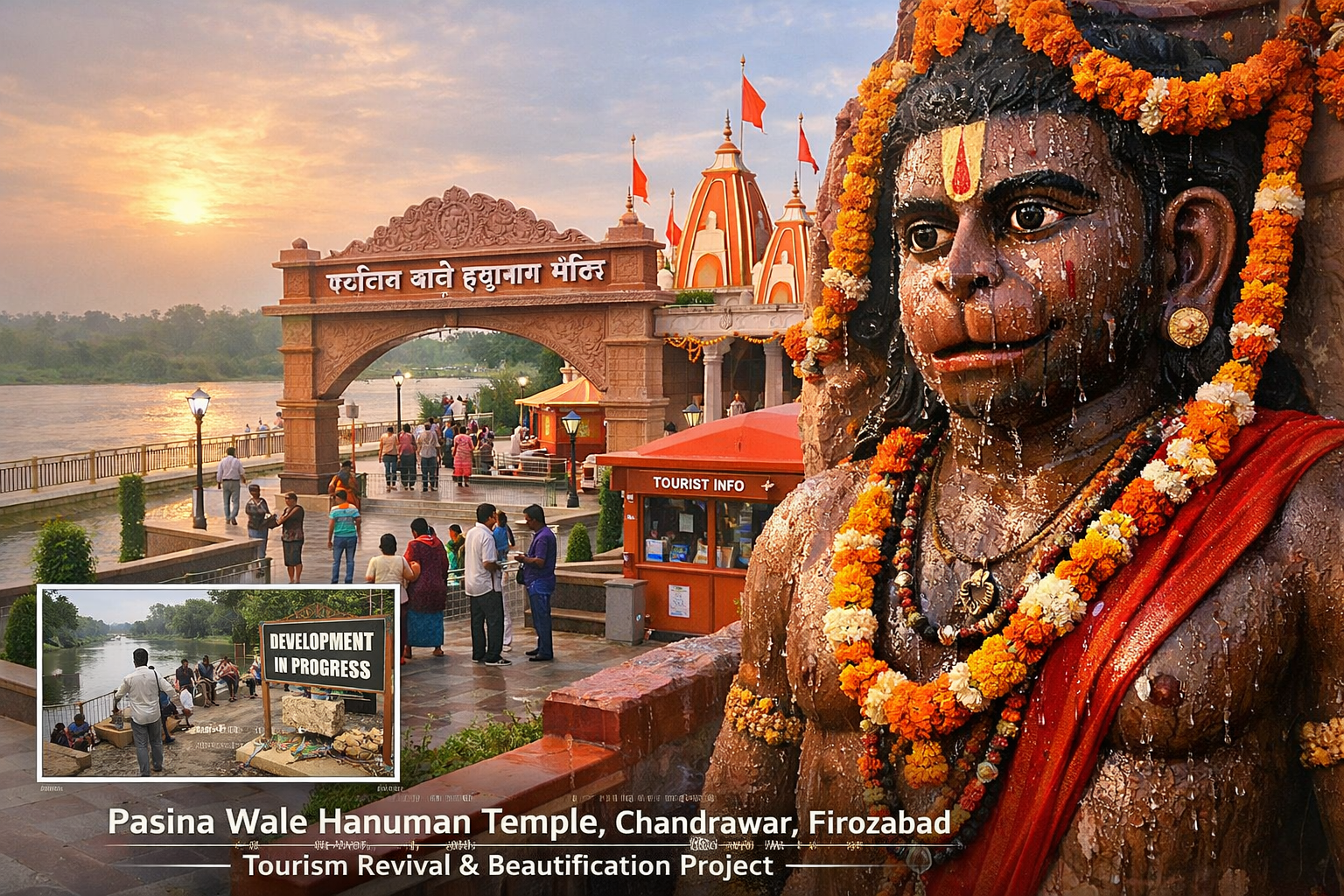Home Hanuman Temple in Firozabad